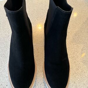 Suede booties